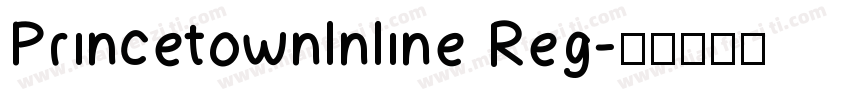 Princetownlnline Reg字体转换